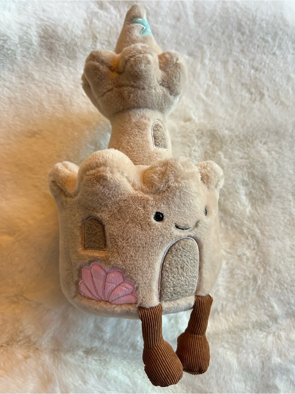 Sandcastle Plush, Cute Beach Themed Stuffed Toy